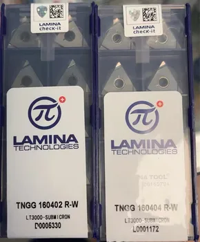  TNGG160404R-W LT3000/TNGG160402R-W LT3000/TNGG160404R-P LT3000/TNGG160402R-P LT3000 пластинчатые твердосплавные пластины с ЧПУ 10 шт./кор.