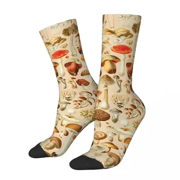  Коллекция винтажных дизайнов, носки Kawaii с грибами, носки для путешествий, носки с мультяшным рисунком