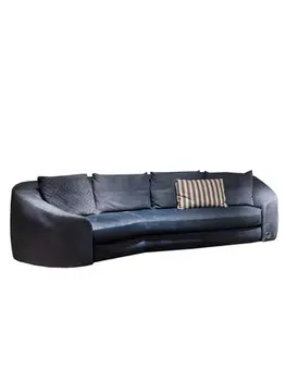  Итальянский роскошный диван для гостиной, многоместный диван, индивидуальная коммерческая стойка регистрации arc
