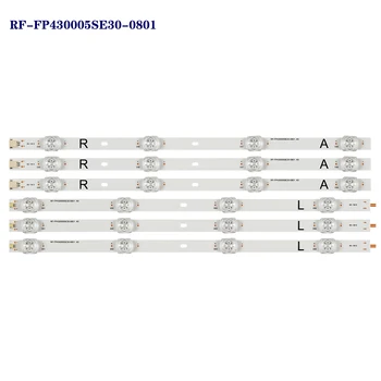  6ШТ 8LED Светодиодная лента Подсветки Для XIAOMI MI 4S L43M5-5ARU RF-FP430005SE30-0801 RF-FR430005SE30-0801 A5