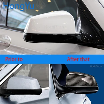  Для BMW 5 Серии F07 Gran Turismo 2010-15 Высококачественный корпус бокового зеркала из углеродного волокна, крышка зеркала заднего вида, Аксессуары