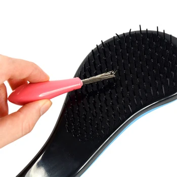  Расческа-щетка для волос, чистящие средства, Полезные легкие средства для многократного использования, встроенные косметические инструменты, Щетка для чистки