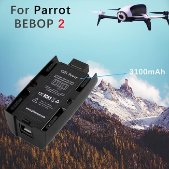 В наличии Обновление 3100 мАч 11,1 В Lipo аккумулятор для дрона Parrot Bebop 2 Высокое качество Быстрая доставка