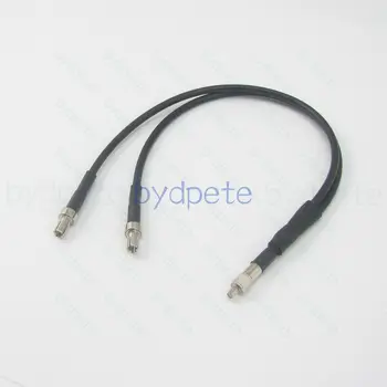  Кабель-разветвитель Y-типа от 1 штекера TS9 к 2 штекерам TS9 RG174 с коаксиальным кабелем
