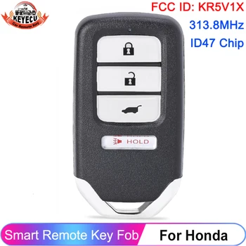  KEYECU Для Honda CR-V 2014 HR-V Подходит 2015 2016 2017 2018 2019 2020 FCC ID: KR5V1X Умный дистанционный брелок 313,8 МГц A2C83161800