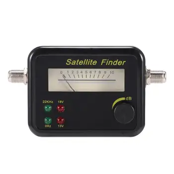  Цифровой спутниковый искатель Профессиональный детектор спутникового сигнала Точный измеритель с 4 лампами
