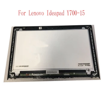  Для Lenovo Ideapad y700-15ISK Y700-15 Переднее Стекло ЖК-экран Панель Дисплея Без касания с рамкой FHD 1920*1080