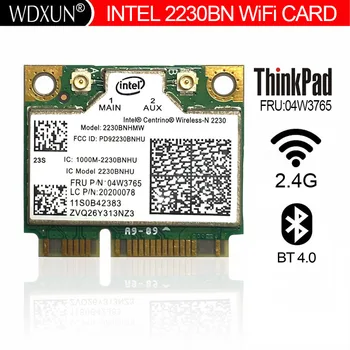  Мини PCIe адаптер для ноутбука 2230BNHMW Intel 2230BN Беспроводная WiFi карта BT4.0 04W3765 для Lenovo y400 y500 y410p e431 e430 e530