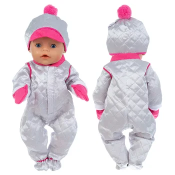  2023 Новая модная зимняя кукольная одежда, подходящая для 18 дюймов/43 см, одежда для новорожденных кукол, аксессуары для куклы Реборн