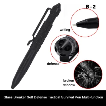  Высококачественная защитная персональная тактическая ручка Инструмент для самообороны Многоцелевой Авиационный алюминиевый противоскользящий портативный