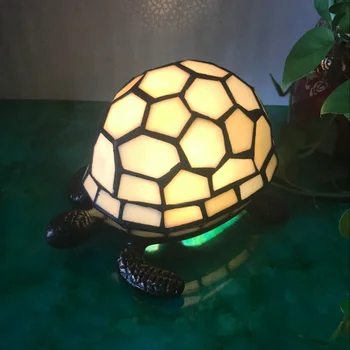  Удовольствие изысканное внутреннее освещение черепаха декоративные фонари светильники творческий подарок в палатках ретро настольные лампы