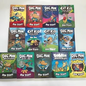  Случайная 1 книга Новинка 2023 года Оригинальные Популярные комиксы The Adventures of Dog Man 8 Дэв Пилки Догман Английский Роман для детей