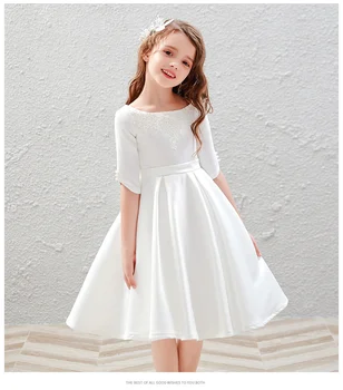  Платье с цветочным узором для девочек, детская юбка, одежда для дня рождения девочек, свадьбы, детская одежда для вечеринки, костюмы для важных событий
