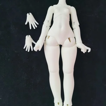  1/6 Аксессуары для куклы Bjd, Женское тело с S-образным вырезом, Белая/розовая кожа, кукольное тело для девочек, Drss Up Toy
