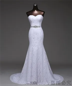  Новый стиль Сексуальных свадебных платьев русалки vestidos de noiva robe de mariage Свадебные платья