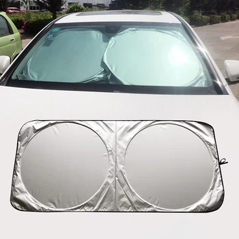 Солнцезащитный козырек на окно автомобиля, Солнцезащитный козырек На Лобовое стекло, Козырек для ветрового стекла, Складывающееся Авто, Защита от ультрафиолета, Аксессуары для укладки занавесок