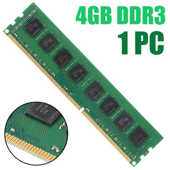  Новый 1шт 4 ГБ PC3-10600 1333 МГц Настольный Модуль памяти Высокой Плотности Компьютерной памяти RAM Для настольных ПК AMD