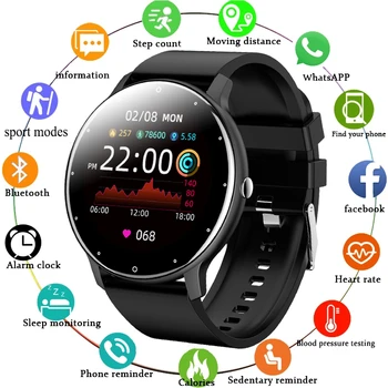  2023 Новые смарт-часы Для мужчин и женщин, спортивные часы, мониторинг артериального давления, сна, фитнес-трекер, Android ios, шагомер, умные часы