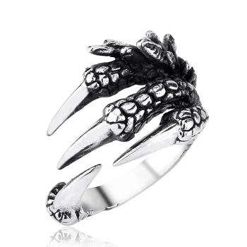  Beier, новый магазин, кольцо из нержавеющей стали 316L, кольцо с драконьим когтем, мужские Модные Ювелирные изделия, Байкерская мода LLBR8-191R