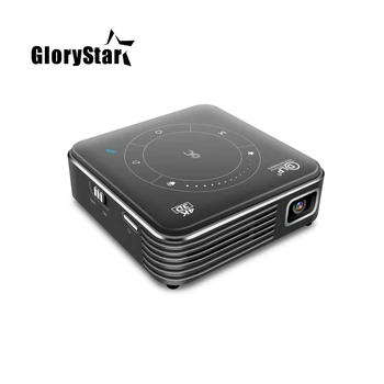  GloryStar P11 Умный карманный мобильный 3D мини-проектор, поддержка Miracast Airplay Wifi Домашний видеопроектор Beamer Android 9,0 4K