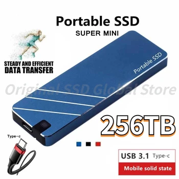  Портативный твердотельный накопитель SSD 16 ТБ 32 ТБ Внешний жесткий диск USB 3,1 2 ТБ Мобильные жесткие диски Внешние накопители для ноутбуков