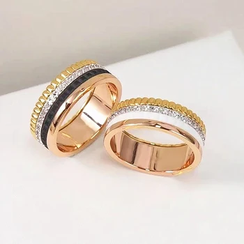  Европейские модные высококачественные ювелирные изделия из стерлингового серебра 925 пробы, женское кольцо с вращающейся шестерней, роскошный бренд, подарочные кольца для влюбленных на вечеринку для мужчин