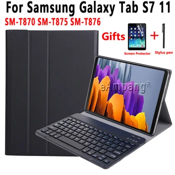  Чехол-клавиатура Bluetooth для Samsung Galaxy Tab S7 11 SM-T870 SM-T875 SM-T876 чехол-клавиатура Samsung Galaxy Tab S7 11 чехол