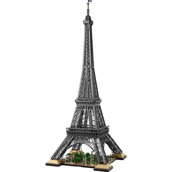  Creatoring Expert 10307 Эйфелева Башня Архитектура Парижа Самая высокая модель Строительный набор Конструкторы Кирпичи Игрушки Для Взрослых И Детей 75192