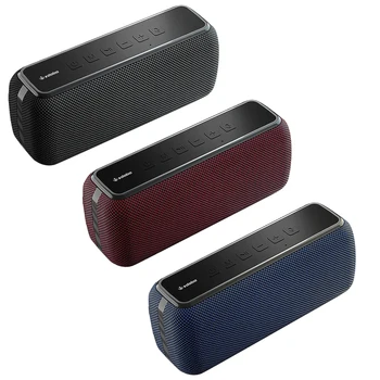  XDOBO Bluetooth 5 0 Динамик Type-c, перезаряжаемая звуковая коробка, Водонепроницаемый 60 Вт 3D стереофонический динамик, Черный, серый