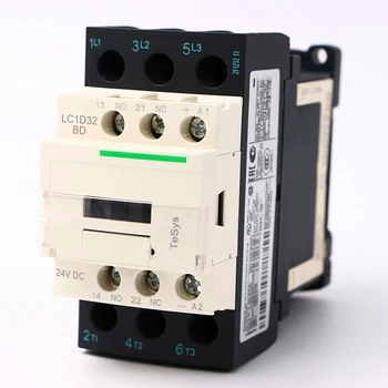 Электрический магнитный контактор постоянного тока LC1D32BD 3P 3NO LC1-D32BD 32A Катушка постоянного тока 24 В