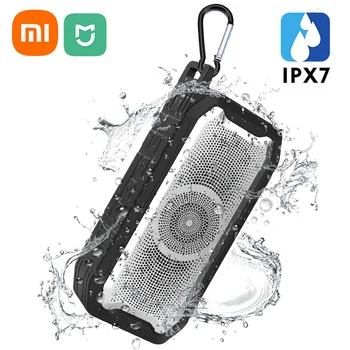  Xiaomi Mijia TWS Bluetooth Колонки Портативные IPX7 Наружная водонепроницаемая звуковая коробка 360 ° Стерео объемный звук HD Подарки для звонков