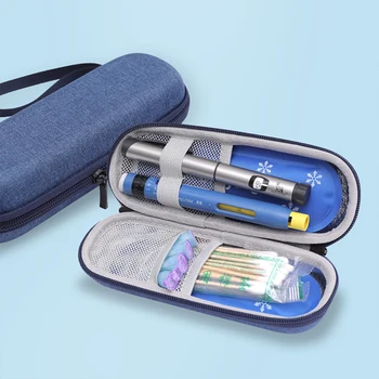  Бесплатная доставка Водонепроницаемый Диабетический карманный чехол для таблеток, сумка для охлаждения инсулина, портативный дорожный термоизолированный охладитель Без Геля