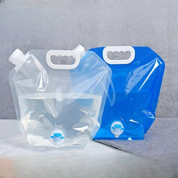  5Л / 10Л, Складные Переносные сумки для воды, Автомобильный контейнер для питья, Резервуар для воды для кемпинга, пеших прогулок, Скалолазания