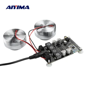  AIYIMA Аудио 2 Дюймов Портативный 25 Вт Резонансный Вибрационный Динамик TPA3118 Bluetooth 5,0 Усилитель Неодимовый Громкоговоритель DC 12 В 5A
