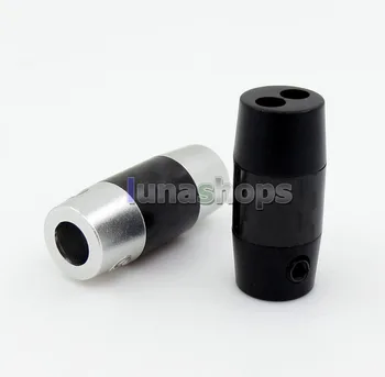  LN005849 Цельнометаллический Карбоновый Кабель для наушников Audio Y Splitter Adapter Для DIY Custom Диаметр кабеля: 3,2 мм/5,2 мм