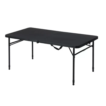  Опоры 4-футовый регулируемый стол, раскладывающийся пополам, насыщенный черный настольный стол, столы для учебы