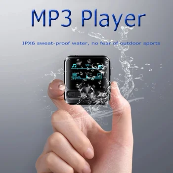  32 ГБ IPX6 Водонепроницаемый Bluetooth4.2 MP3-плеер Портативный Спортивный Walkman FM-радио Электронная Книга HD Шумоподавляющий Аудио Диктофон 2023 Новый