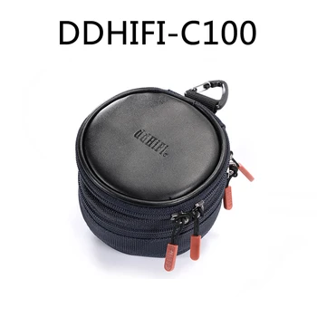  Чехол для переноски наушников ddHiFi C100 (двухслойный), Чехол для хранения IEM, аудиоадаптеров, донглов, вкладышей и кабелей