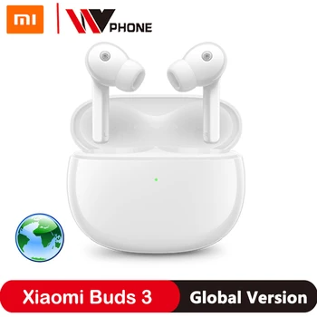  Глобальная версия Xiaomi Buds 3 TWS Наушники 40 дБ с активным Шумоподавлением Bluetooth 5,2 Наушники ANC Беспроводные Наушники IP55 3Mic