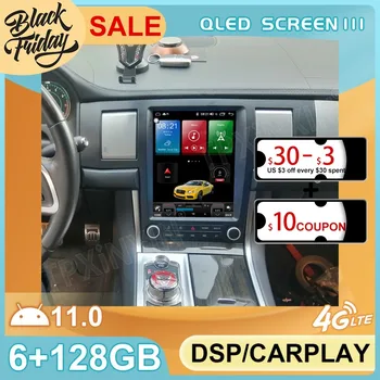  6 + 128 ГБ Android 11 Tesla Стиль для Jaguar XF 2004-2015 GPS Автомобильная Навигация Мультимедийный Видео Стерео Плеер Радио Carplay 2 DIN