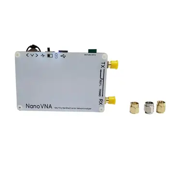  Векторный сетевой анализатор NanoVNA VNA 50 кГц-900 МГц с сенсорным ЖК-дисплеем, анализатор антенны HF VHF UHF со стоячей волной без батареи