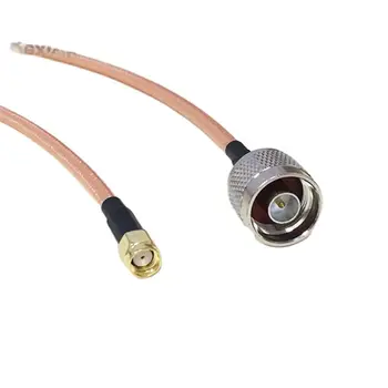  WIFI Антенный кабель RP-SMA Штекерный Переключатель N Штекерная Косичка RG142 с низкими потерями 1 М/2 М