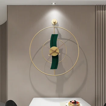  Кухня Спальня Уникальные часы, Большие металлические Современные минималистичные часы, гостиная, Роскошный Домашний дизайн Hogar Y Decoracion WH10XP