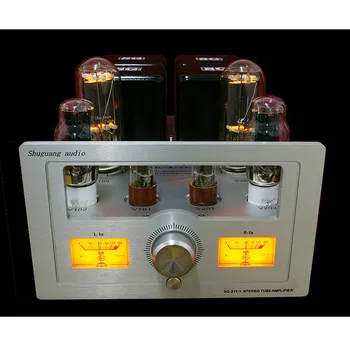  Стереотрубный усилитель TZT Shuguang Audio SG-211-1 Одноконтурный Ламповый усилитель класса А В сборе Мощностью 15 Вт + 15 Вт
