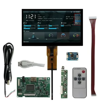  7-Дюймовый ЖК-дисплей Экран Монитора Драйвер Платы Управления Аудио HDMI-Совместимый Дигитайзер Сенсорный Экран Для Raspberry Pi Banana Pi PC