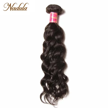  Волосы Nadula, Бразильские Волосы натуральной Волны, 1 пучок, 100% Человеческие Волосы Remy, плетение 10-28 дюймов, натуральный цвет, Бесплатная доставка