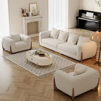  Скандинавский Винтажный диван-кровать Xxl С деревянными Ножками, Дизайнерское Роскошное Кресло-кушетка, Новая Современная Мебель для гостиной Divano