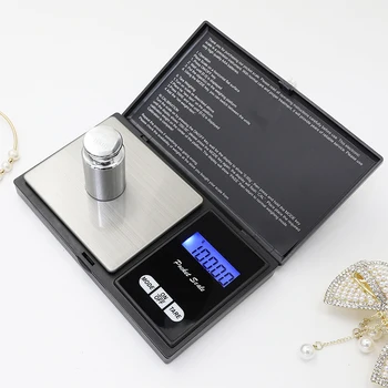  Высокоточные электронные весы весом 0,01 г, ювелирные изделия, золото, точное взвешивание, Портативные мини-цифровые весы с ЖК-дисплеем