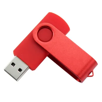  Изготовленный на заказ логотип 32GB 64GB USB Flash Складная Флешка Поворотный флэш-Накопитель Memory Stick Вращающаяся Ручка-Накопитель для Компьютера Mac