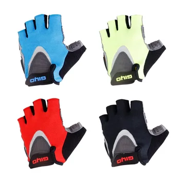  GIYO S-01, уличная спортивная велосипедная перчатка с половиной пальца, женские, мужские велосипедные дышащие амортизирующие перчатки для горного велосипеда